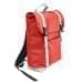USA Made Poly Large T Bottom Backpacks, Red-White, 2001922-AZ4