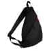 USA Made Poly Sling Messenger Backpacks, Black-Red, 2101110-AO2