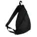 USA Made Poly Sling Messenger Backpacks, Black-Hunter Green, 2101110-AOV