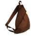 USA Made Poly Sling Messenger Backpacks, Brown-Gold, 2101110-AP5