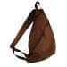 USA Made Poly Sling Messenger Backpacks, Brown-Black, 2101110-APR