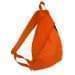 USA Made Poly Sling Messenger Backpacks, Orange-Black, 2101110-AXR