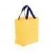 USA Made Poly Convention Expo Tote Bags, Gold-Purple, 2BAD31UA41