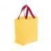 USA Made Poly Convention Expo Tote Bags, Gold-Red, 2BAD31UA42