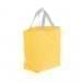 USA Made Poly Convention Expo Tote Bags, Gold-White, 2BAD31UA44