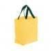 USA Made Poly Convention Expo Tote Bags, Gold-Hunter Green, 2BAD31UA4V