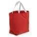 USA Made Canvas Grocery Tote Bags, Red-White, 2BAD31UAE4