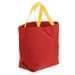USA Made Canvas Grocery Tote Bags, Red-Gold, 2BAD31UAE5