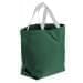 USA Made Canvas Grocery Tote Bags, Hunter Green-White, 2BAD31UAI4