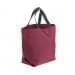 USA Made Poly Convention Expo Tote Bags, Burgundy-Graphite, 2BAD31UAQT