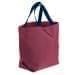 USA Made Poly Convention Expo Tote Bags, Burgundy-Navy, 2BAD31UAQZ