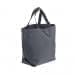 USA Made Poly Convention Expo Tote Bags, Graphite-Graphite, 2BAD31UART