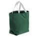 USA Made Poly Convention Expo Tote Bags, Hunter Green-White, 2BAD31UAS4