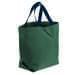 USA Made Poly Convention Expo Tote Bags, Hunter Green-Navy, 2BAD31UASZ