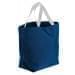 USA Made Poly Convention Expo Tote Bags, Navy-White, 2BAD31UAW4