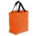 USA Made Poly Convention Expo Tote Bags, Orange-Black, 2BAD31UAXR