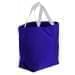 USA Made Poly Convention Expo Tote Bags, Purple-White, 2BAD31UAY4