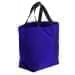 USA Made Poly Convention Expo Tote Bags, Purple-Black, 2BAD31UAYR