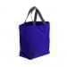 USA Made Poly Convention Expo Tote Bags, Purple-Graphite, 2BAD31UAYT
