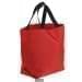 USA Made Poly Convention Expo Tote Bags, Red-Black, 2BAD31UAZR