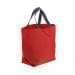 USA Made Poly Convention Expo Tote Bags, Red-Graphite, 2BAD31UAZT