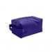 USA Made Nylon Poly Dopp Kits, Purple-Purple, 3001772-AYK