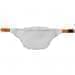 USA Made Nylon Poly Standard Fanny Pack, White-Orange, 3002060-A30