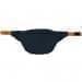 USA Made Nylon Poly Standard Fanny Pack, Black-Orange, 3002060-AO0