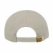USA-made 5L Putty Chino baseball cap, back view, manufactured in Newark NJ