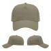USA-made 5L Khaki Chino baseball cap, virtual view, manufactured in Newark NJ