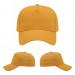 USA-made 5L Athletic Gold Chino baseball cap, virtual view, manufactured in Newark NJ