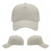 USA-made 5L Putty Chino baseball cap, virtual view, manufactured in Newark NJ