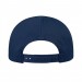 USA-made 5S Navy Chino baseball cap, back view, manufactured in Newark NJ