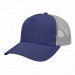 USA-made 5S Purple-White Chino baseball cap, 3q view, manufactured in Newark NJ