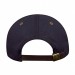 USA-made 5L Navy-Khaki Diamond Pro baseball cap, back view, manufactured in Newark NJ