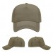 USA-made 5L Khaki-Navy Domestic Twill baseball cap, virtual view, manufactured in Newark NJ
