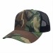 Olive-Black Camo/Mesh Snapback 5 Panel 3Q Image