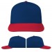Navy-Red Domestic Snapback Skate Cap VIRTUAL Image