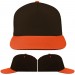Black-Orange Domestic Slide Buckle Skate Cap VIRTUAL Image