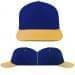 USA Made Royal Blue-Athletic Gold Low Crown 5 Panel Cap