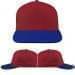 USA Made Red-Royal Blue Low Crown 5 Panel Cap