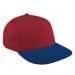 Red Low Crown 5 Panel-Navy Visor, Eyelets