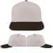 USA Made Putty-Black Low Crown 5 Panel Cap