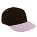 Black Low Crown 5 Panel-Pink Visor, Eyelets