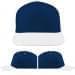 USA Made Navy-White Low Crown 5 Panel Cap