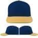 USA Made Navy-Athletic Gold Low Crown 5 Panel Cap