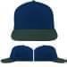 USA Made Navy-Hunter Green Low Crown 5 Panel Cap