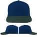 USA Made Navy-Hunter Green Low Crown 5 Panel Cap