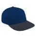 Navy Low Crown 5 Panel-Dark Gray Visor, Eyelets