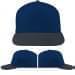 USA Made Navy-Dark Gray Low Crown 5 Panel Cap